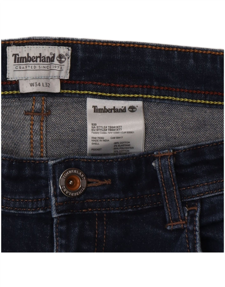 Ανδρικό τζιν Timberland Slim W34 L32 Μπλε βαμβακερό
