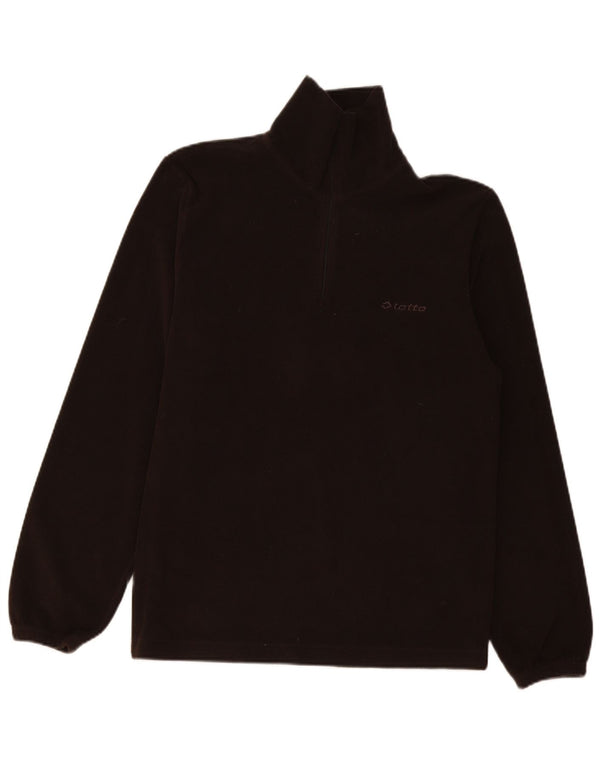Lotto Mens Zip Neck Fleece Jumper XL Brown