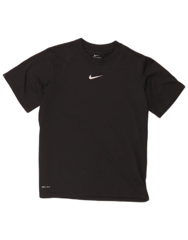 Μπλουζάκι Nike Boys Dri Fit Top 12-13 ετών μεγάλο μαύρο πολυεστέρα