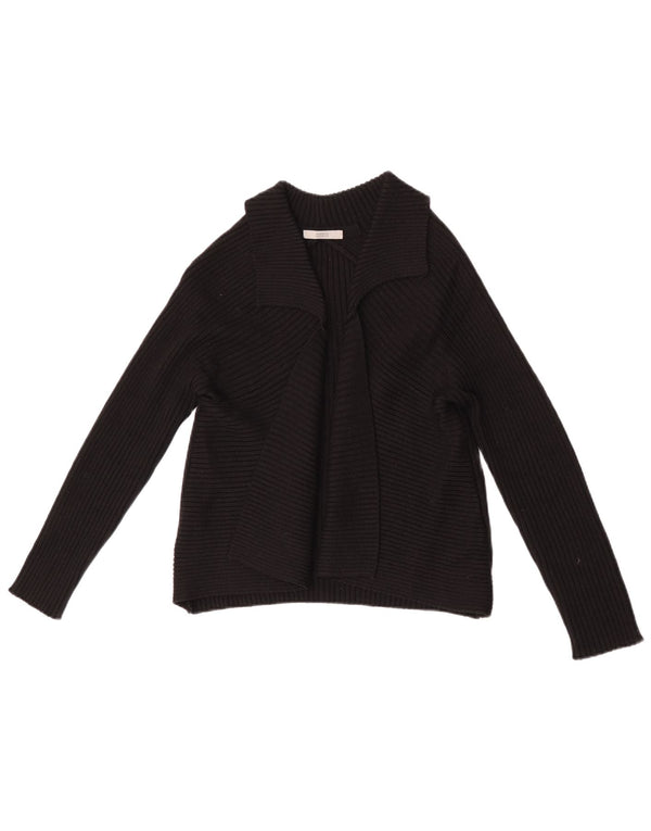 Marks & Spencer Womens Open Bolero Jumper UK 12 Medium Black Acrylic