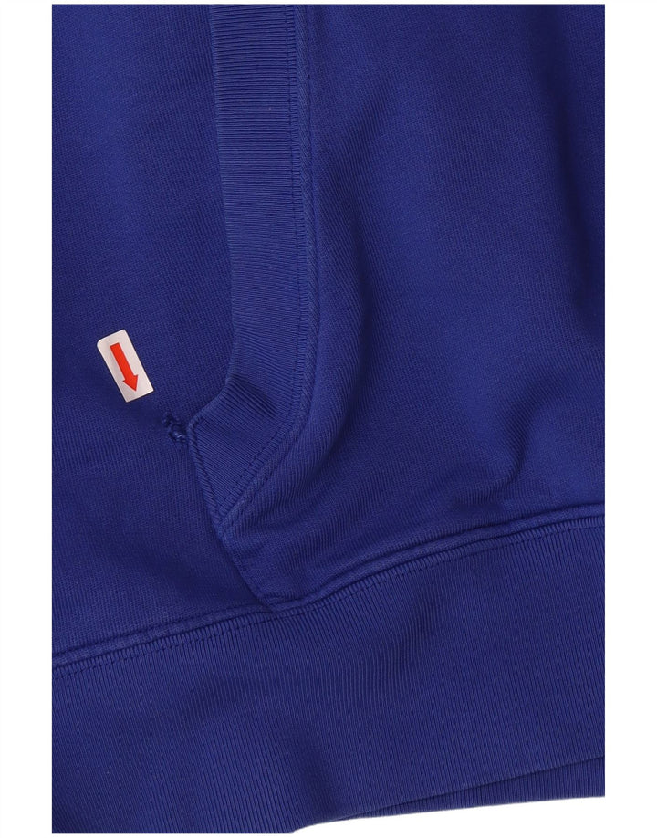 Ανδρικό γραφικό κουκούλα CONVERSE, μεγάλο μπλε βαμβακερό