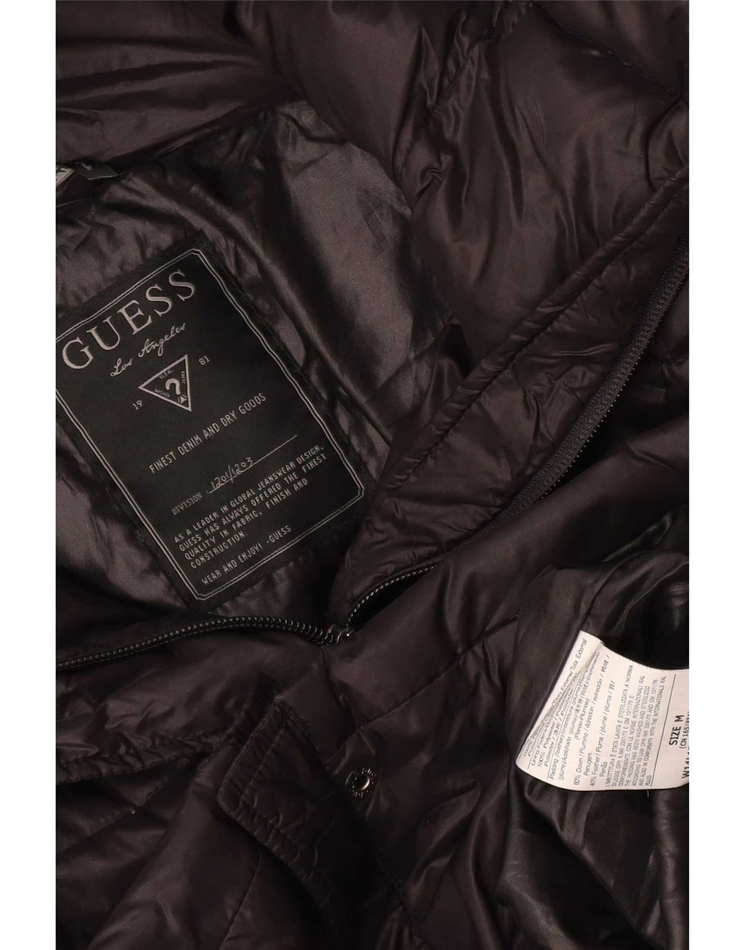 Guess Γυναικείο μπουφάν UK 14 Medium Black Nylon
