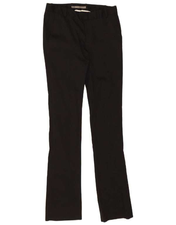 Zara Γυναικείο Slim παντελόνι Chino EU 36 XS W26 L33 Μαύρο βαμβακερό