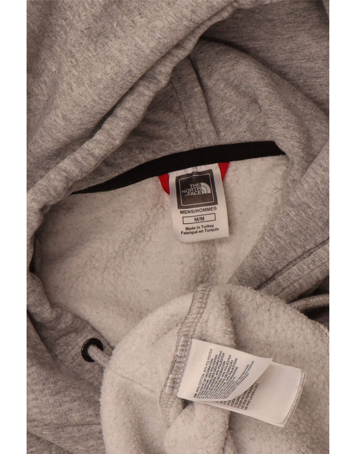 Ανδρικό κουκούλα North Face, μεσαίο γκρι βαμβακερό