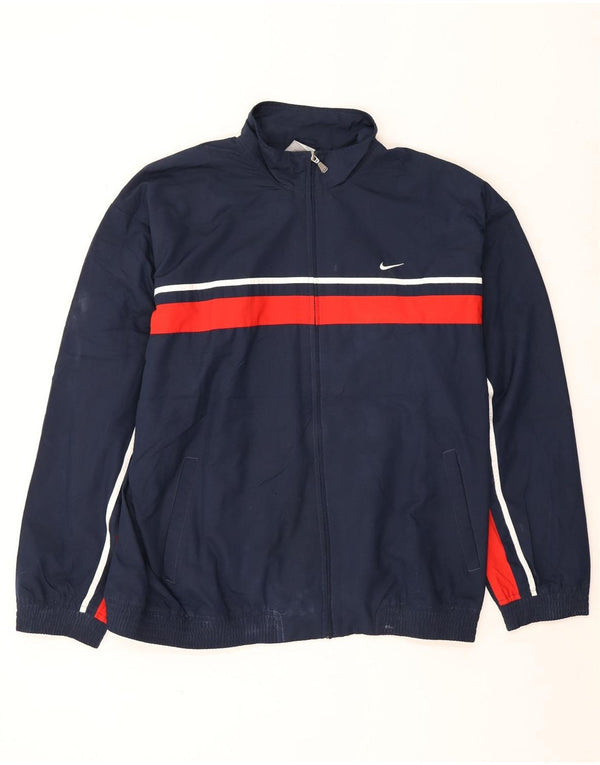 Ανδρική φόρμα Nike Top Jacket UK 44/46 XL Navy Blue Colorblock Polyester