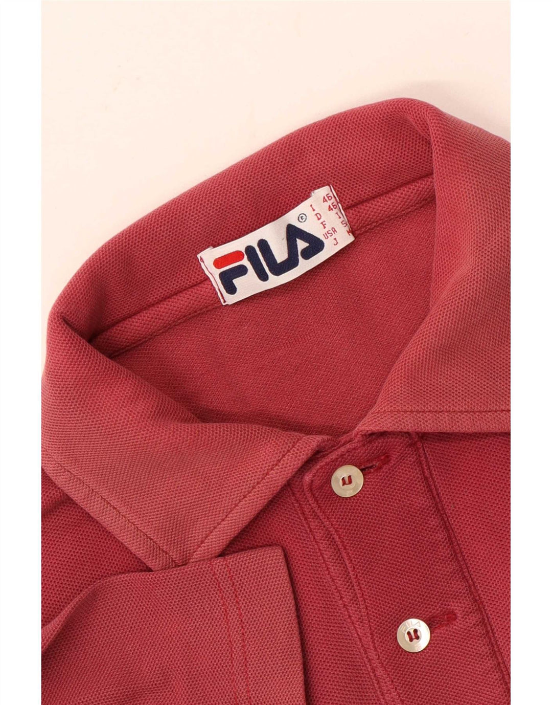 Fila Ανδρικό πουκάμισο πόλο IT 46 Small κόκκινο