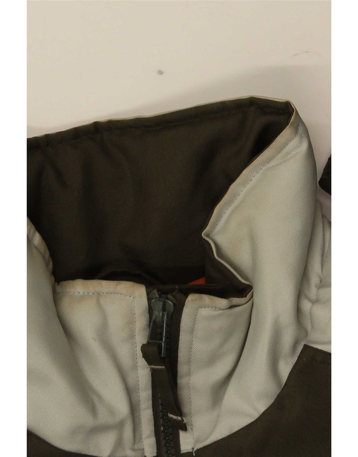 Kappa Ανδρικό μπουφάν με επένδυση UK 38 Medium Khaki Colorblock Polyester