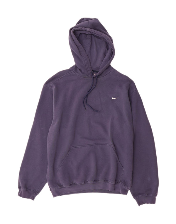 Nike Ανδρικό Hoodie Jumper UK 39/41 Medium Navy Blue Cotton