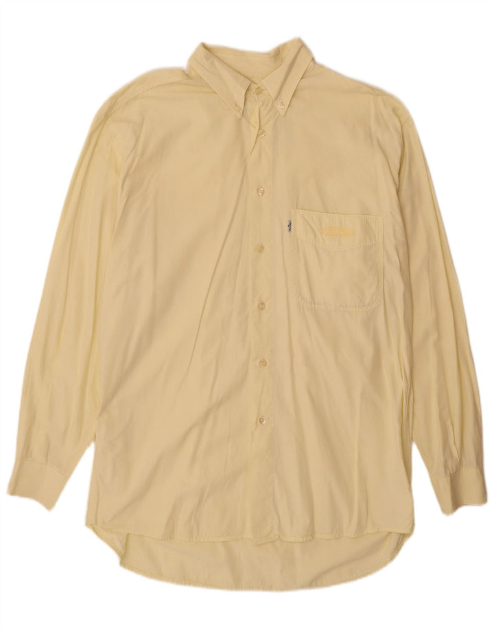 Ανδρικό πουκάμισο Levi's μεγάλο κίτρινο