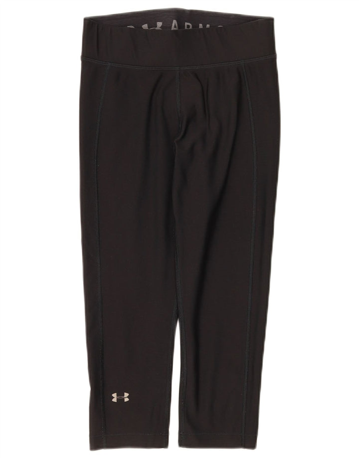 Under Armour Γυναικεία Κάπρι Κολάν UK 10 Small Black