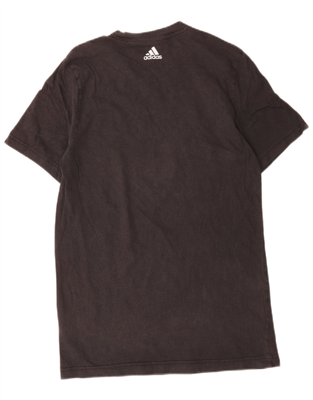 Ανδρικό γραφικό T-Shirt Adidas Top Μεσαίο μαύρο βαμβακερό