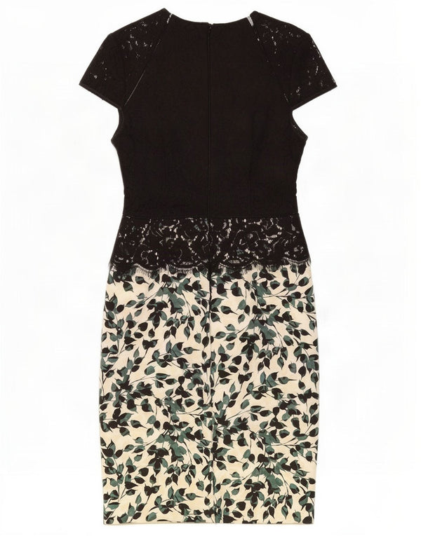 Γυναικείο φόρεμα με θήκη Phase Eight UK 12 Medium Black Floral Nylon