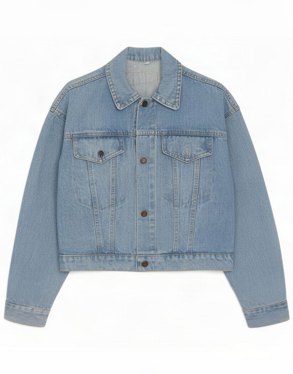 Eve Womens Oversized Τζιν μπουφάν US 1 XS Blue