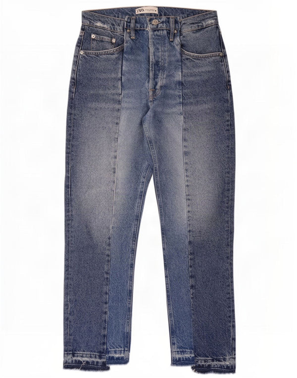Zara Γυναικείο τζιν κωνικό EU 38 Small W28 L27 Blue