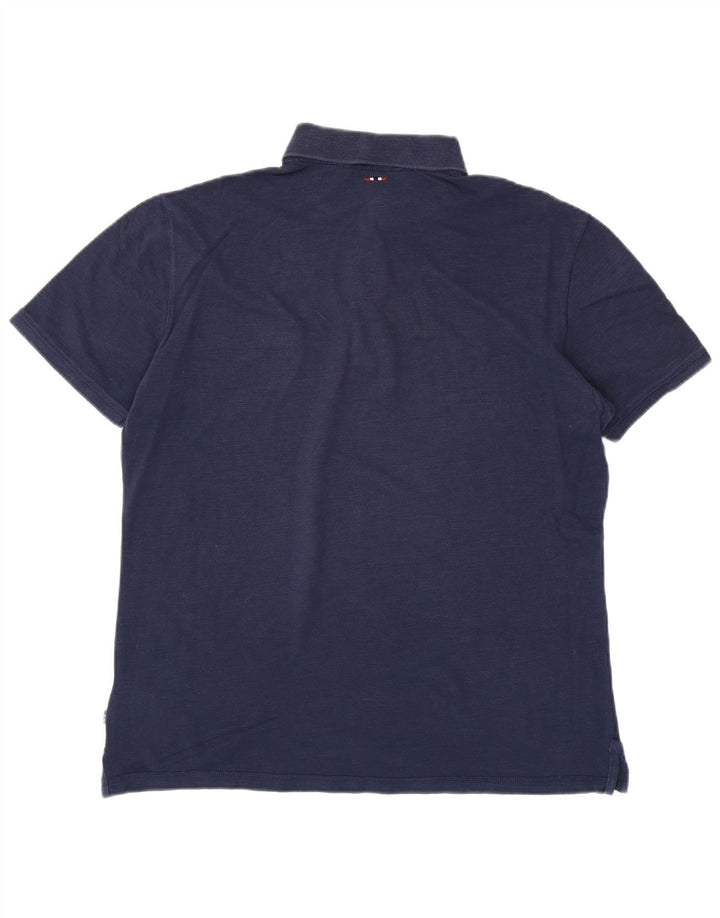 Ανδρικό μπλουζάκι πόλο NAPAPIJRI XL Navy Blue Cotton