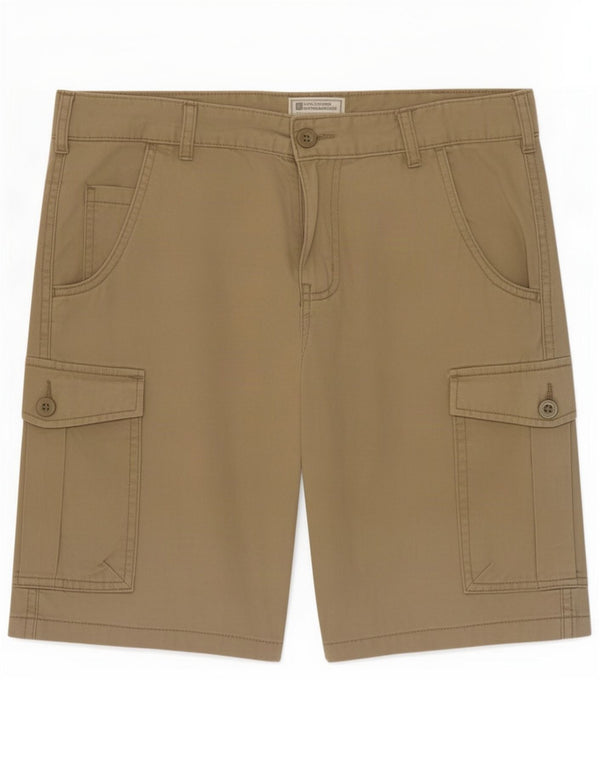 Mountain Warehouse Ανδρικό Σορτς Cargo Medium W30 Χακί Βαμβακερό