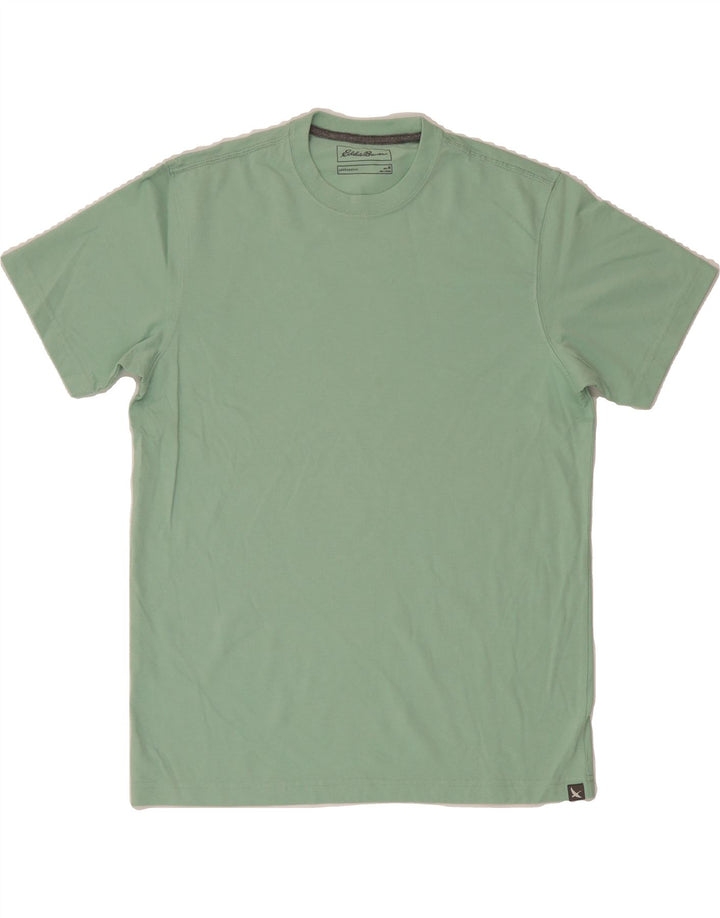 EDDIE BAUER Mens T-Shirt Top Medium Green Cotton Vintage Eddie Bauer and Second-Hand Eddie Bauer from Messina Hembry 