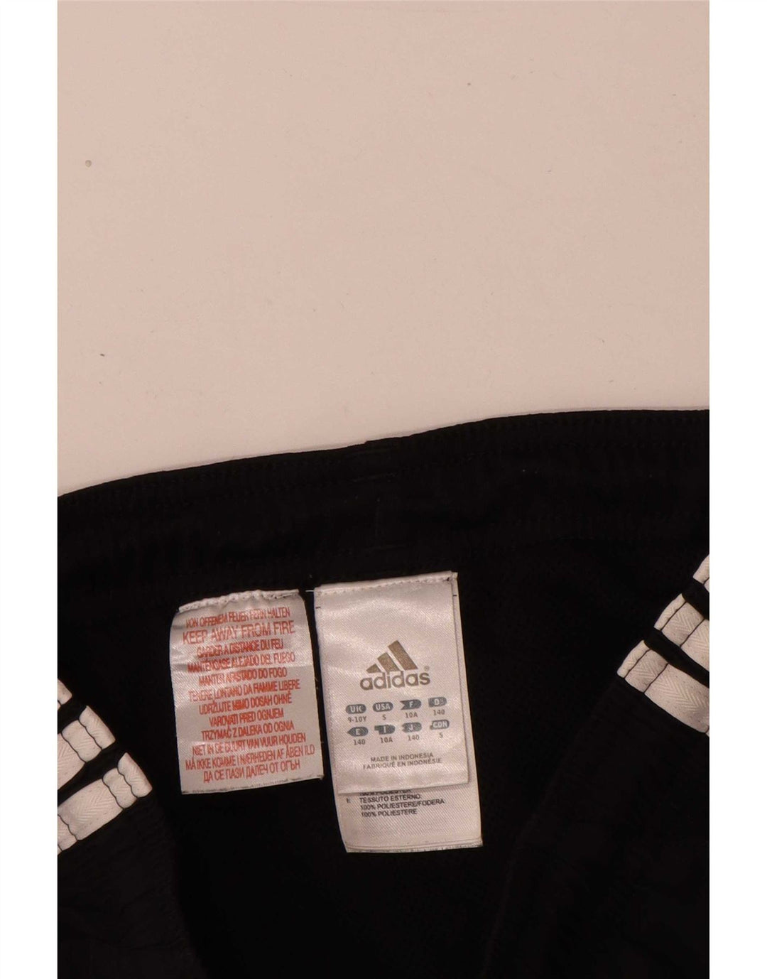 Adidas Boys Sport σορτς 9-10 ετών μαύρο πολυεστέρα