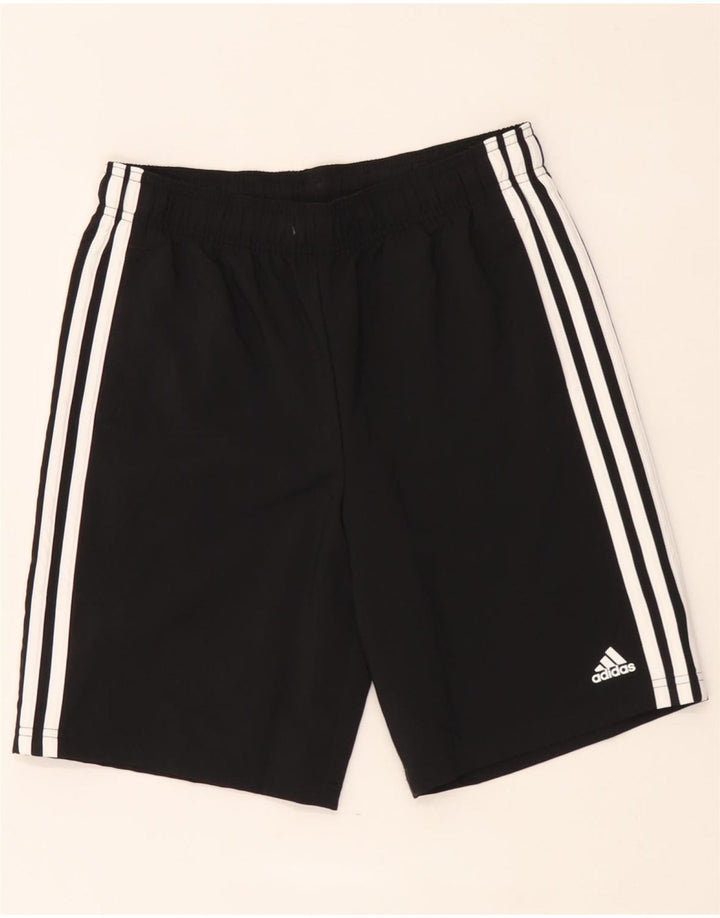 Adidas Boys Sport σορτς 13-14 ετών μαύρο πολυεστέρα