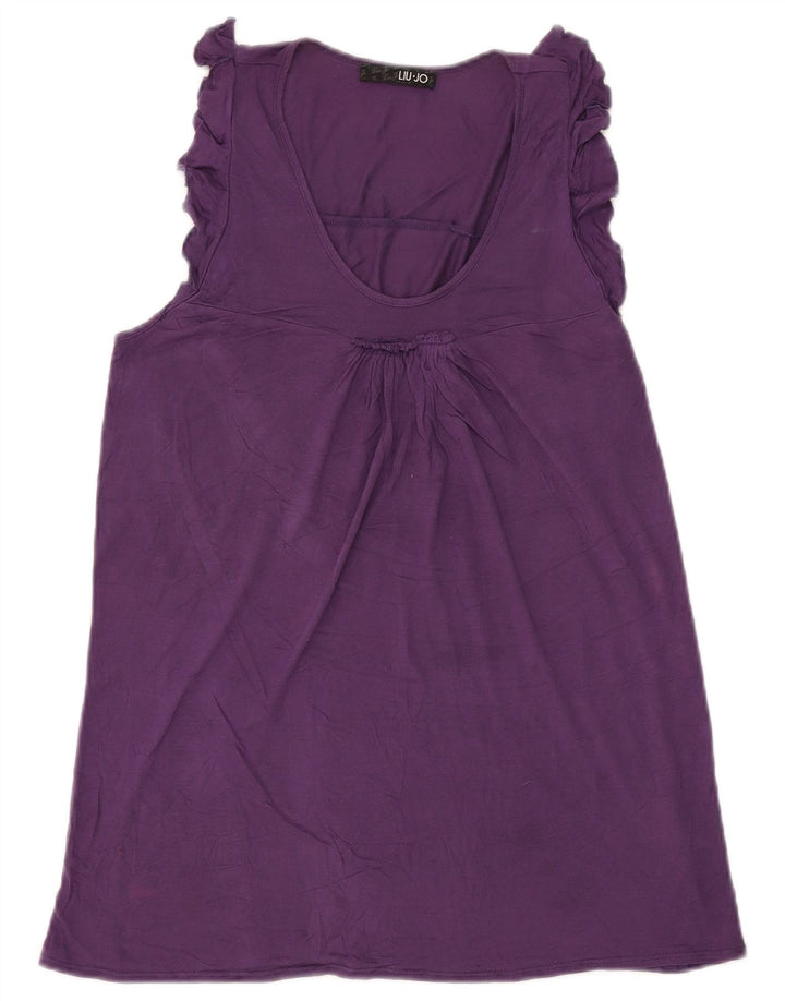 Liu Jo Γυναικεία Αμάνικη Μπλούζα Top IT 44 Medium Purple Modal