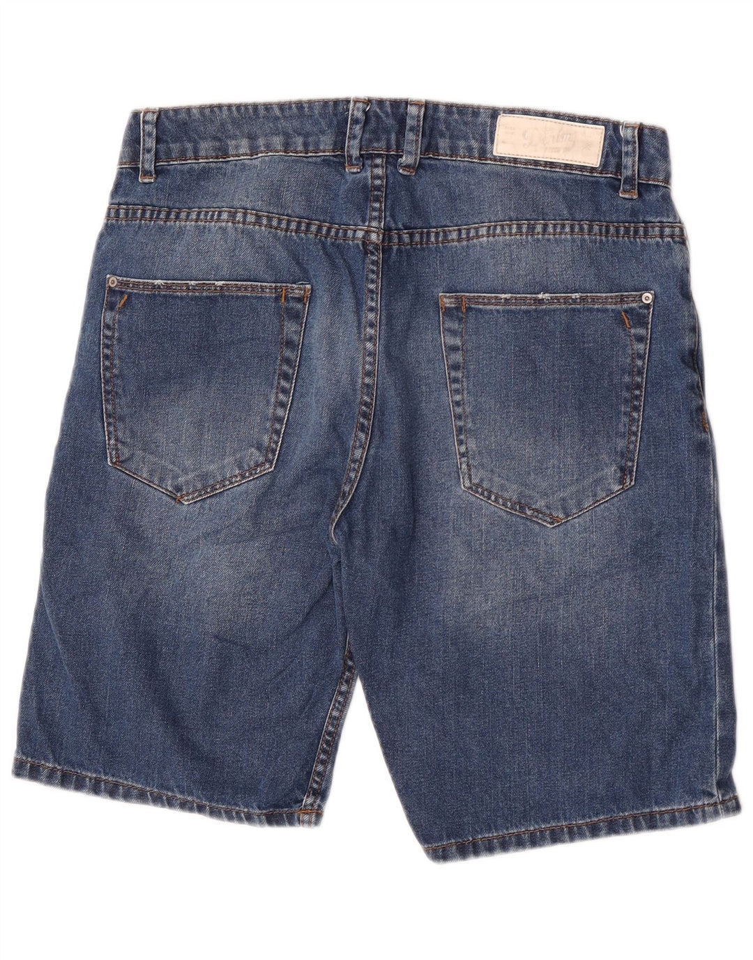 Zara Ανδρικό τζιν σορτς EU 42 μεγάλο W32 Μπλε βαμβακερό