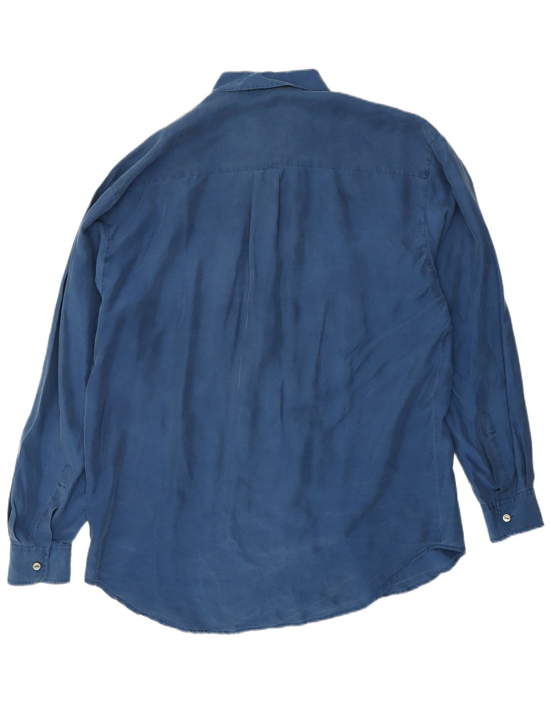 Ανδρικό πουκάμισο VINTAGE Μεσαίο Μπλε Μεταξωτό