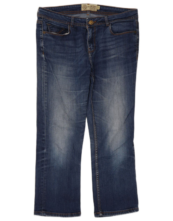 Fat Face Γυναικείο Cropped Jeans UK 12 Medium W32 L23 Blue