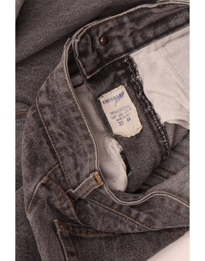 Γυναικείο τζιν Trussardi ίσιο W30 L27 Γκρι βαμβακερό