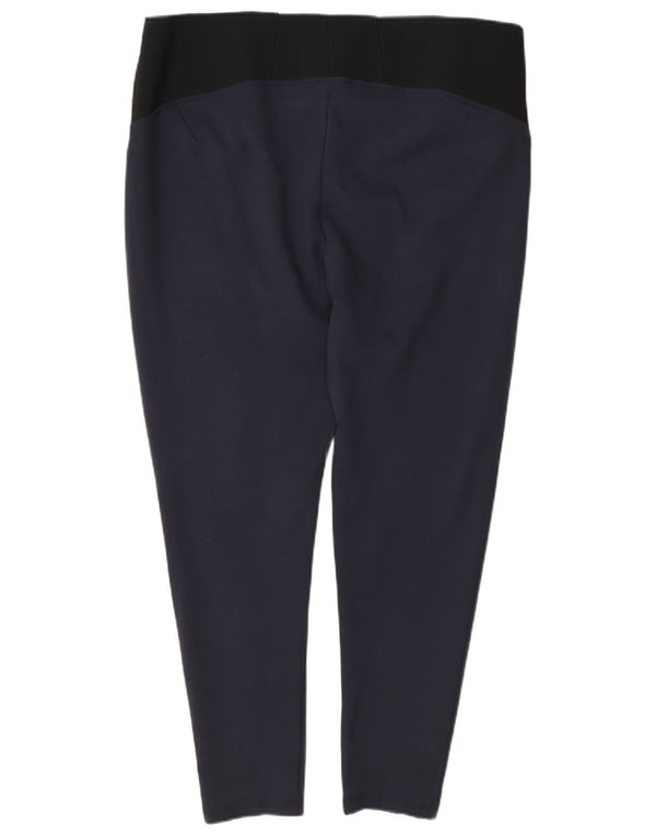 Γυναικεία ψηλόμεση κολάν Marks & Spencer UK 20 2XL Navy Blue Viscose