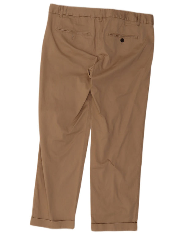Gap Γυναικείο ίσιο παντελόνι Chino UK 12 Medium W32 L26 Beige βαμβακερό