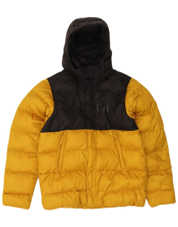 Μπουφάν Helly Hansen Boys με κουκούλα με επένδυση 13-14 ετών κίτρινο χρώμα
