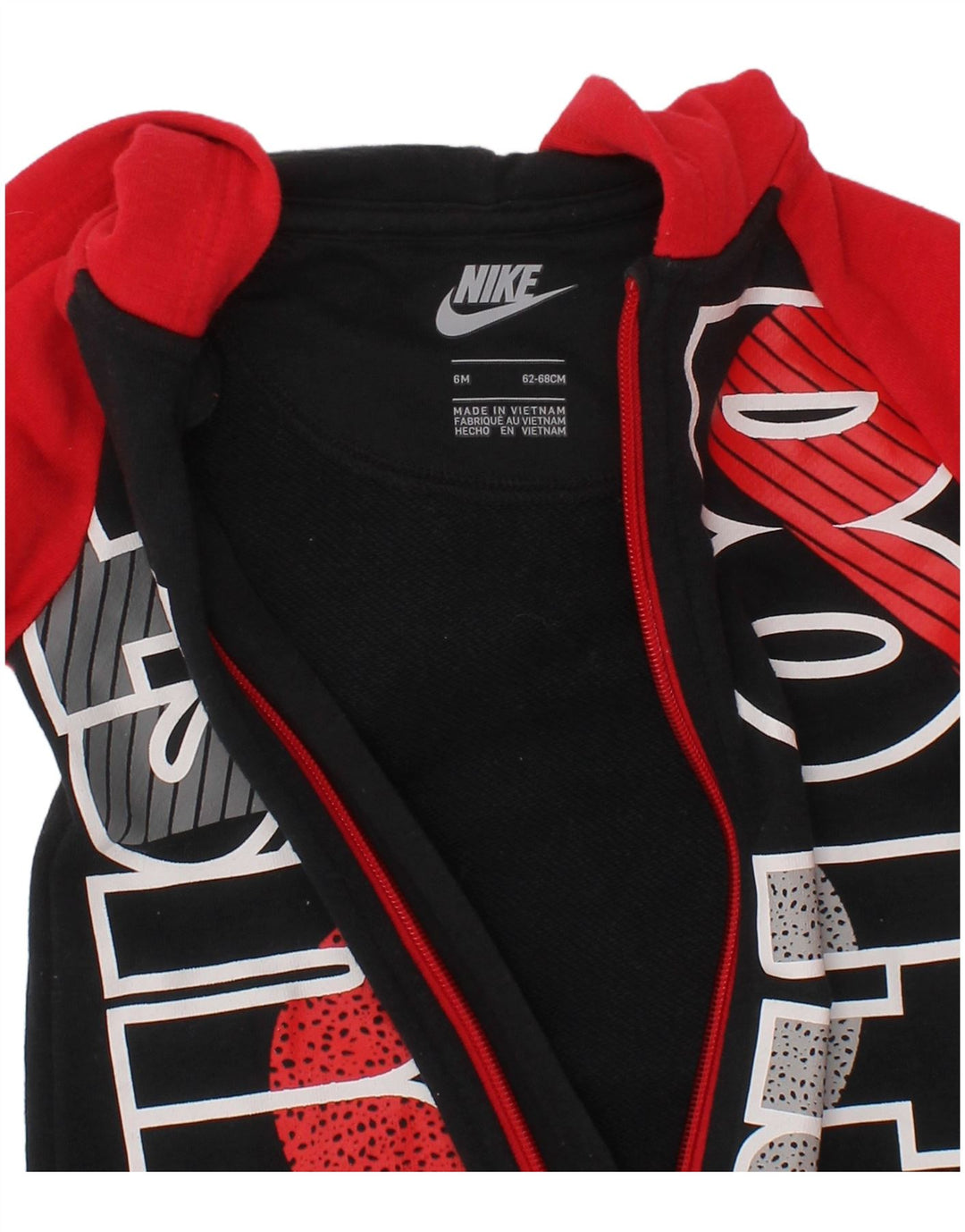 Nike Baby Boys Graphic Jumpsuit 3-6 μηνών Μαύρο Colourblock βαμβακερό