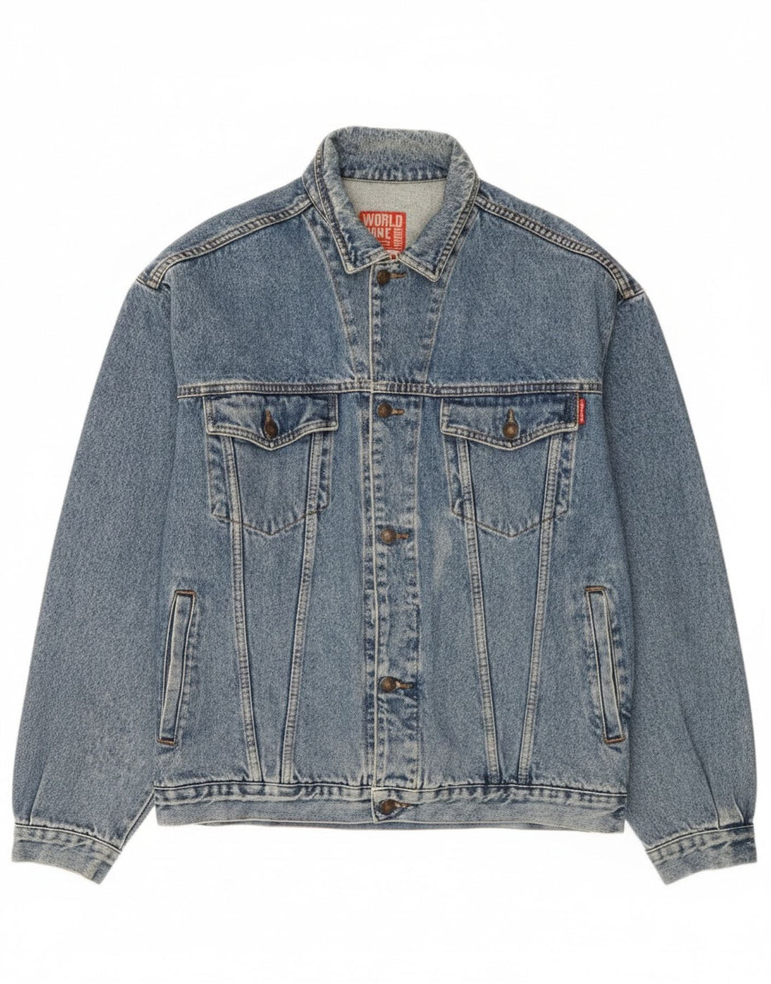 Casucci Ανδρικό Τζιν Μπουφάν UK 42 XL Μπλε