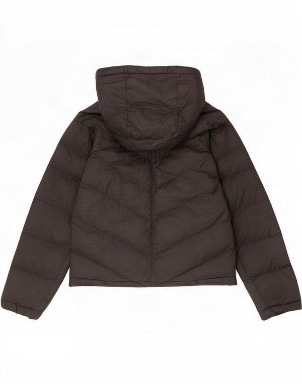 Nike Boys Hooded Jacket 10-11 Years Medium Black Polyester