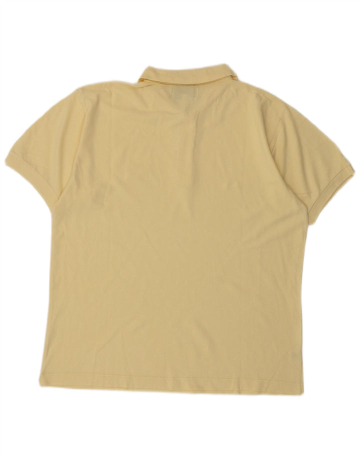 Ανδρικό μπλουζάκι πόλο James Dillon, μεγάλο κίτρινο βαμβακερό