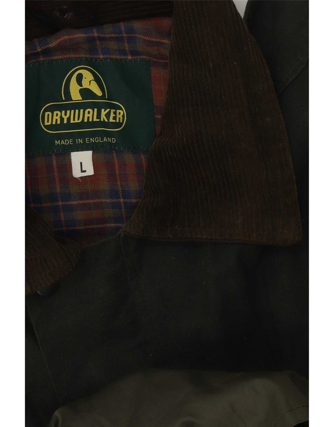 Vintage Ανδρικό Κερωμένο Βαμβακερό Μπουφάν UK 40 Large Green