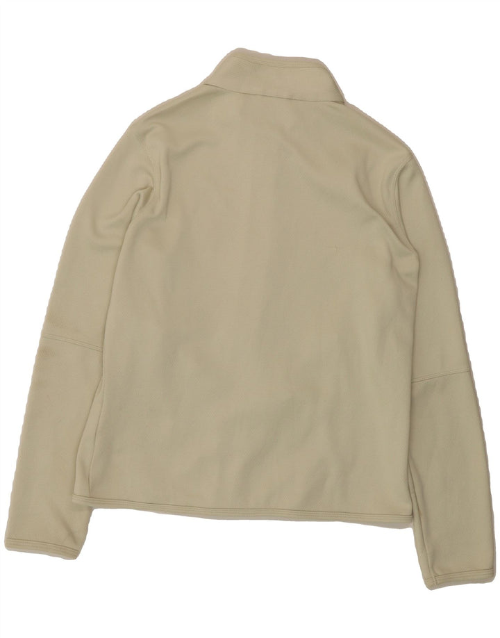 NIKE Girls Dri Fit Tracksuit Top Jacket 12-13 Years Large Beige Polyester Vintage Nike and Second-Hand Nike from Messina Hembry 