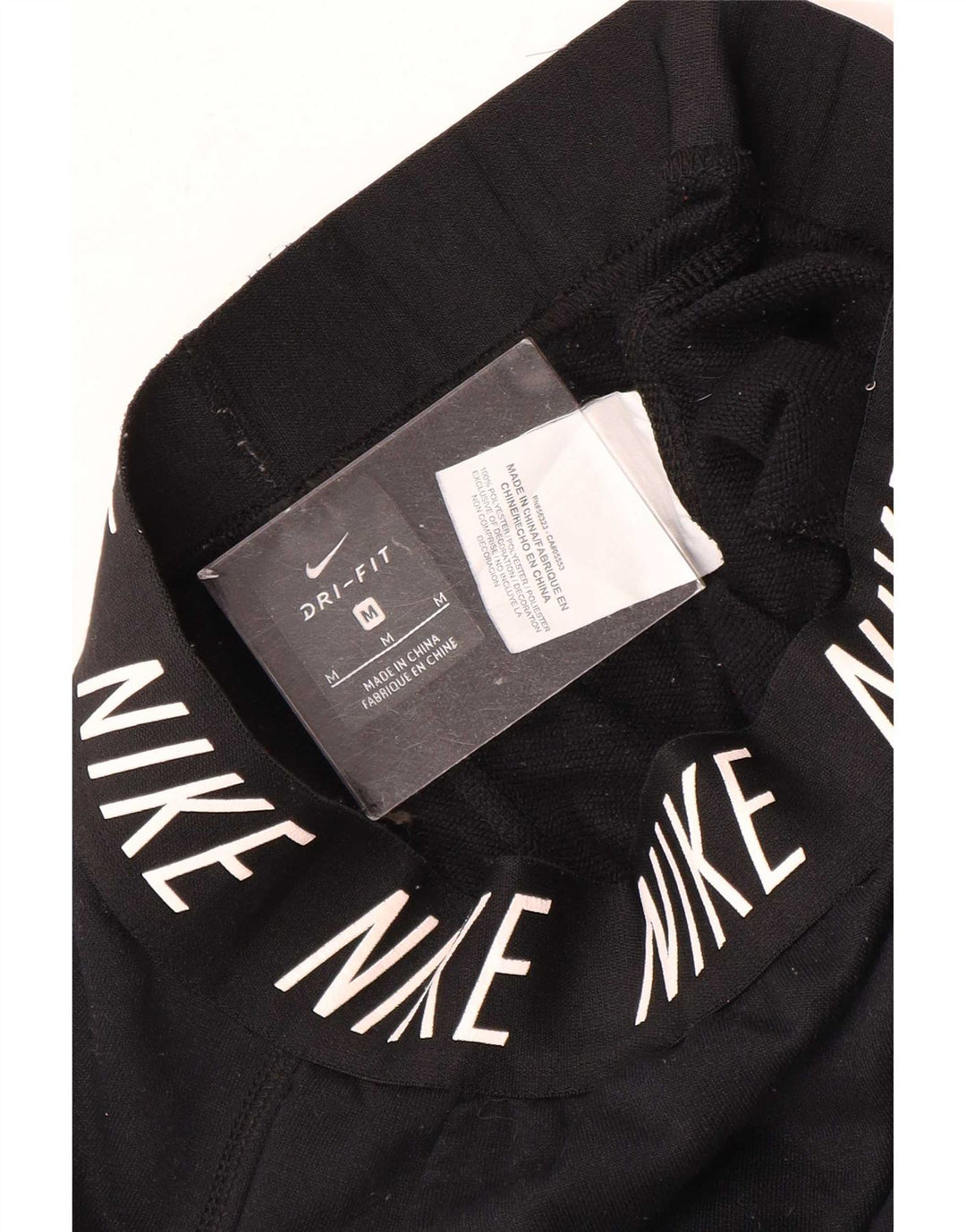 Γυναικεία αθλητική φόρμα γραφικών Nike παντελόνι Joggers UK 12 μεσαίο μαύρο πολυεστέρα