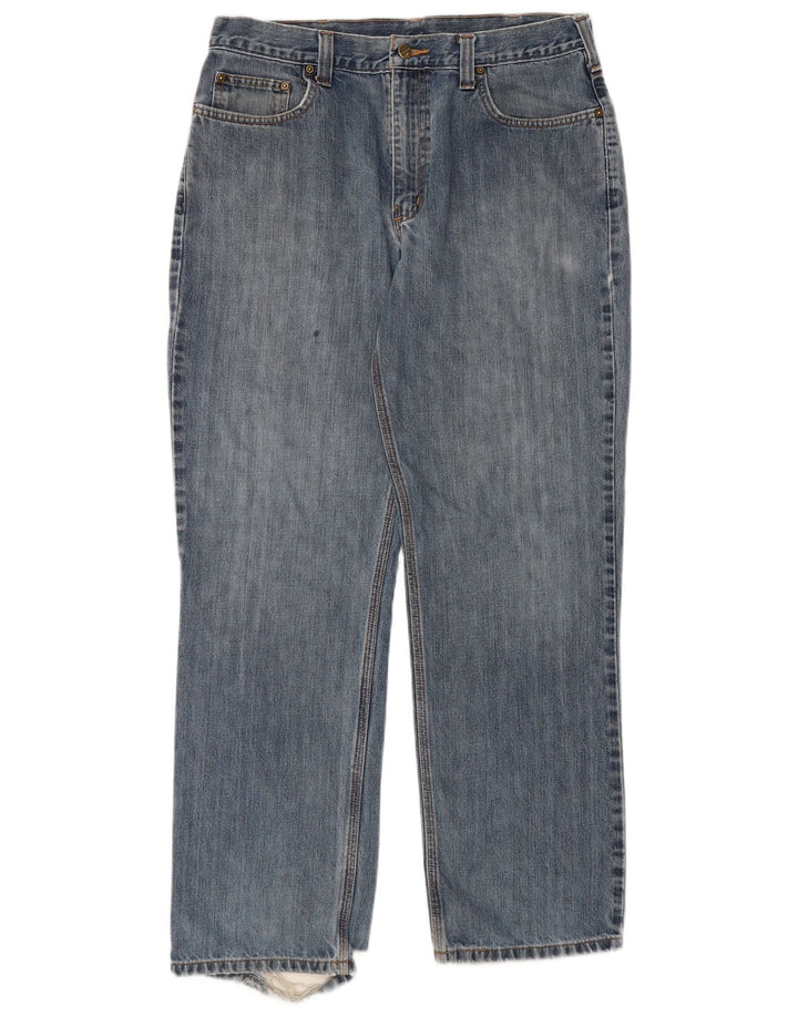Ανδρικό τζιν ίσιο Carhartt W36 L32 Μπλε βαμβακερό