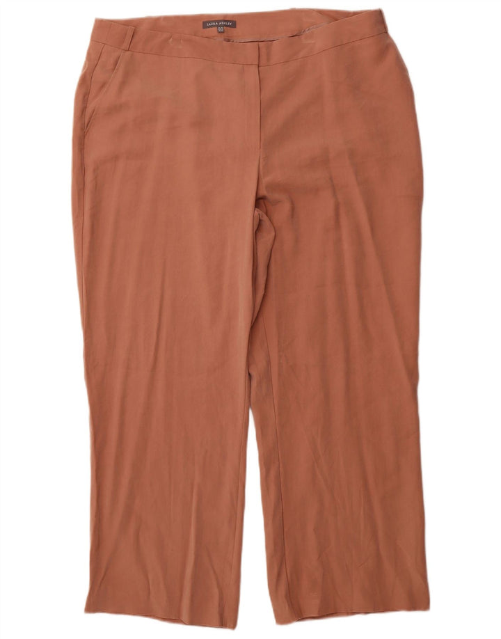 LAURA ASHLEY Γυναικείο ίσιο παντελόνι Chino UK 18 XL W38 L27 Ροζ