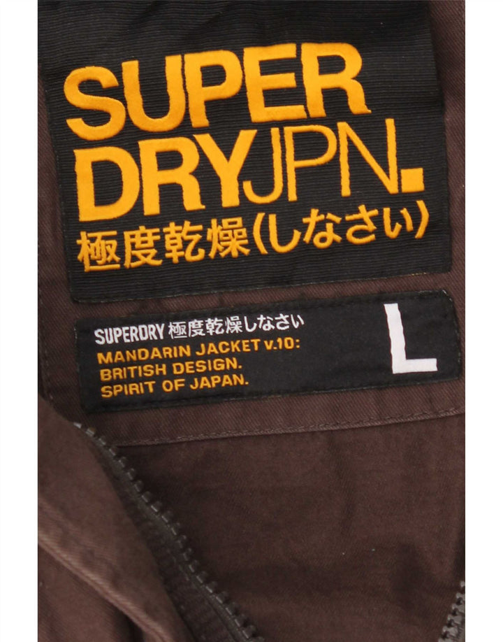 Superdry Ανδρικό Μπουφάν UK 40 Large Brown