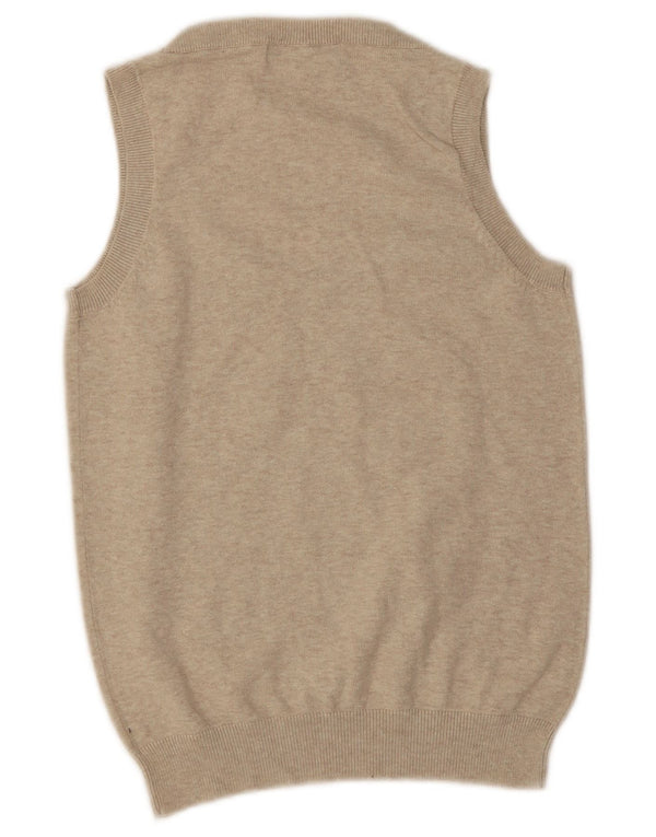 Zara Γυναικείο Γιλέκο Tank Top UK 12 Medium Beige Flecked