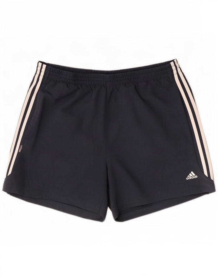 Ανδρικό αθλητικό σορτς Adidas μεγάλο μπλε ναυτικό πολυεστέρα