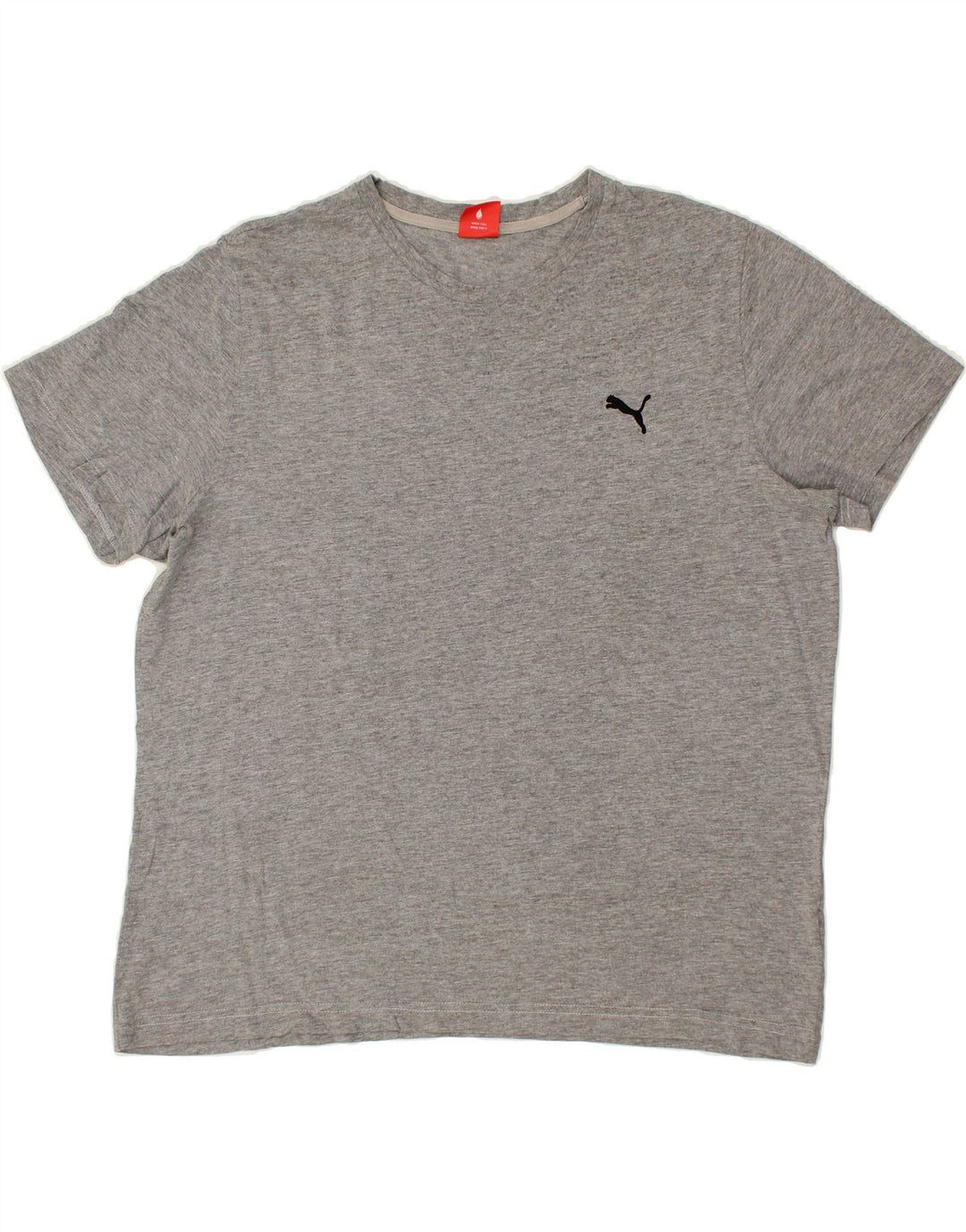 PUMA Mens T-Shirt Top XL Grey Flecked Cotton Vintage Puma and Second-Hand Puma from Messina Hembry 