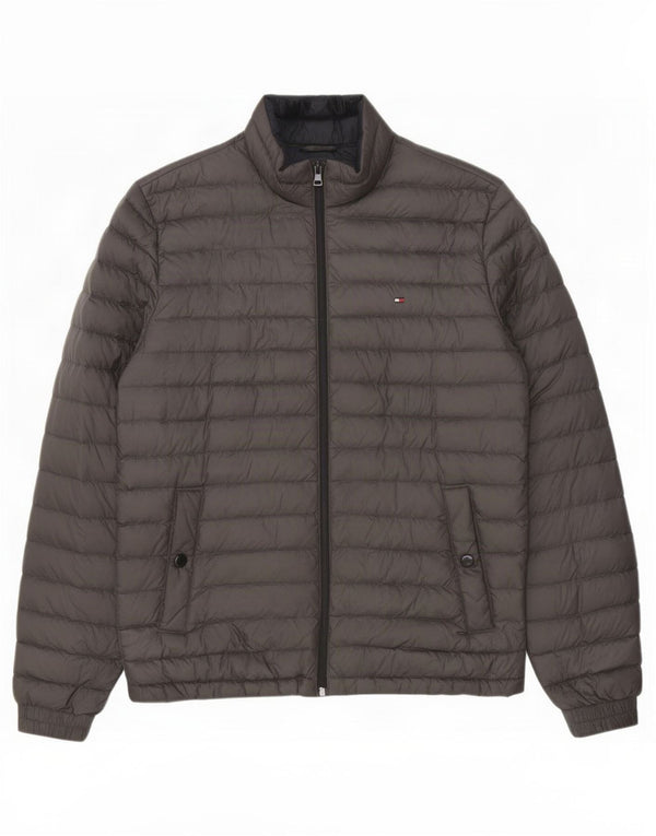 Tommy Hilfiger Ανδρικό μπουφάν με επένδυση UK 38 Medium Grey Polyester