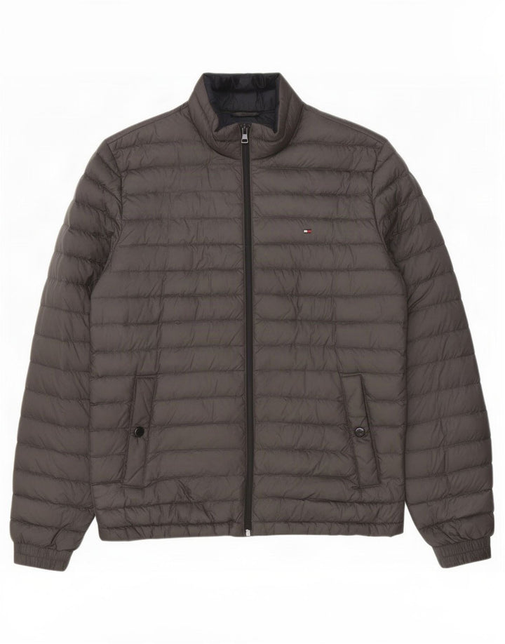 Tommy Hilfiger Ανδρικό μπουφάν με επένδυση UK 38 Medium Grey Polyester