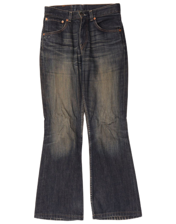 Levi's Womens 525 Bootcut Jeans W29 L30 Navy Blue Cotton