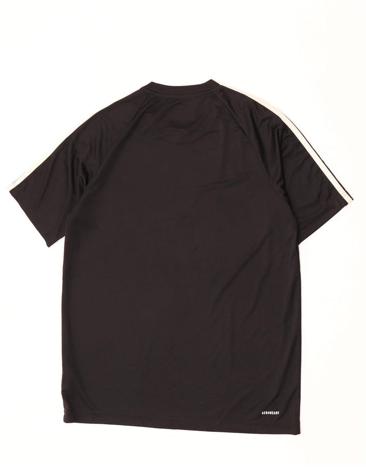 Adidas Ανδρικό T-Shirt Aeroready Top Medium Black Polyester