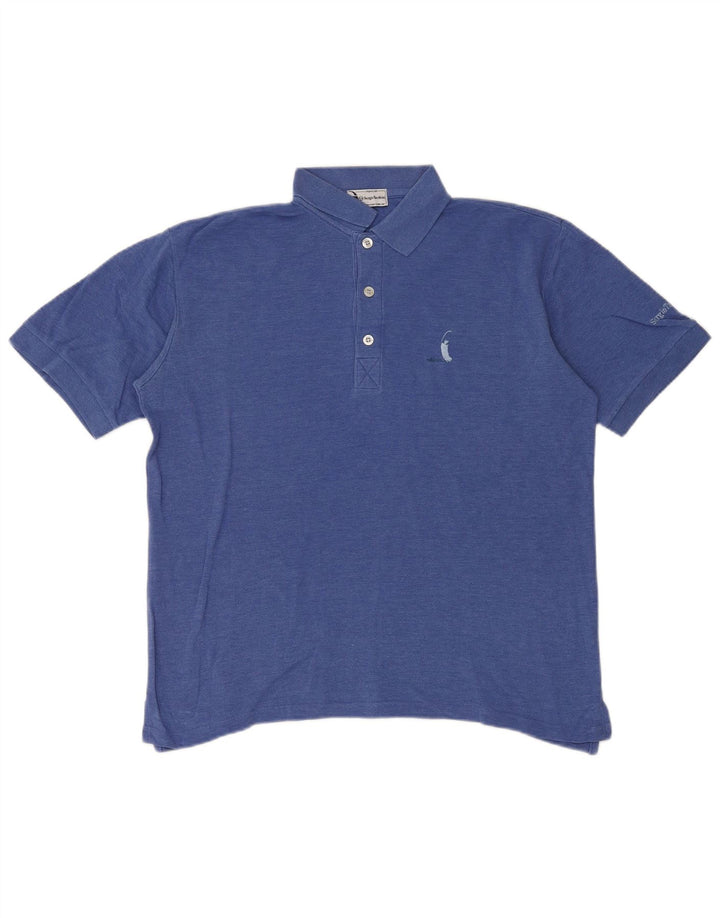SERGIO TACCHINI Ανδρικό μπλουζάκι πόλο μεγάλο μπλε