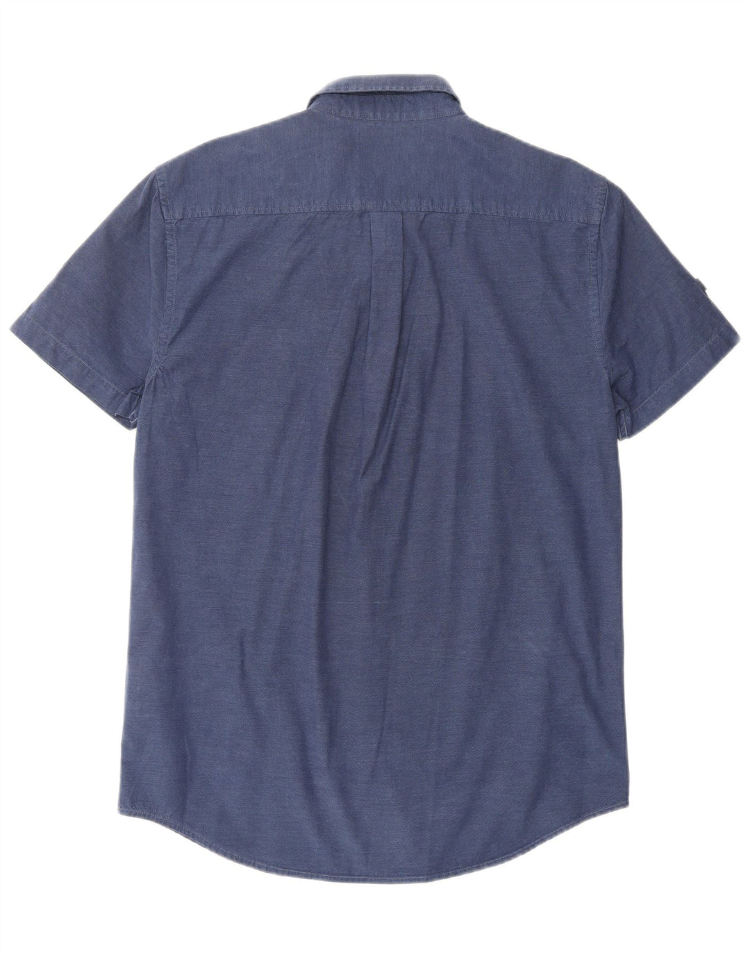 Ανδρικό κοντομάνικο πουκάμισο με κανονική εφαρμογή SUPERDRY Βαμβακερό μεσαίο ναυτικό